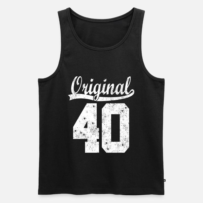 Original de 40 - Débardeur bio Premium Homme - noir