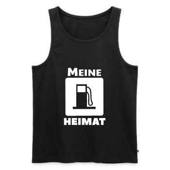 Benzinpreis Autofahrer Tankstelle Benzin Tankwart - Männer Premium Bio Tank Top - Schwarz - Vorne - Michal (187cm)