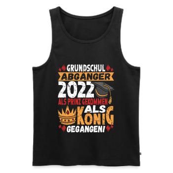 Grundschul Abschluss Grundschule Absolvent - Männer Premium Bio Tank Top - Schwarz - Vorne - Michal (187cm)