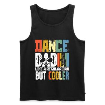 Danse Papa comme un Ballet du Père Normal - Débardeur bio Premium Homme - noir - Devant - Michal (187cm)