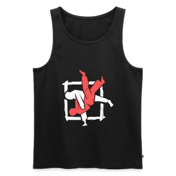 Karaté Arts Martiaux Karatéka Japon Arts Martiaux - Débardeur bio Premium Homme - noir - Devant - Michal (187cm)