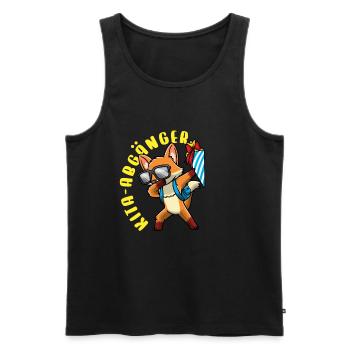 Kita Abgänger Schultüte Fuchs Kindergarten - Männer Premium Bio Tank Top - Schwarz - Vorne - Michal (187cm)