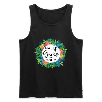 Malle Party Outfit Girls on Tour Malle - Débardeur bio Premium Homme - noir - Devant - Michal (187cm)