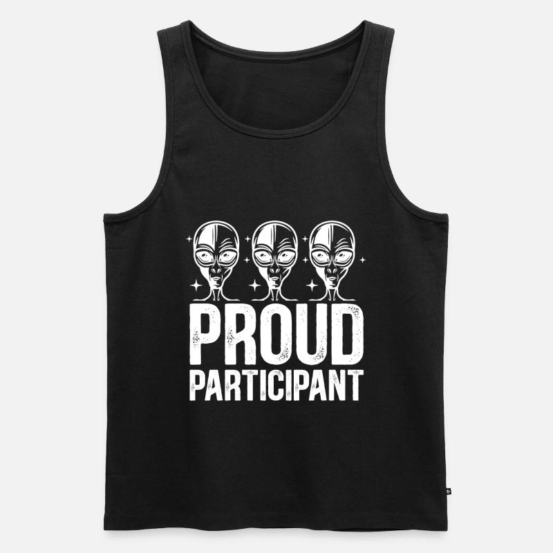 Proud Participant - Männer Premium Bio Tank Top - Schwarz