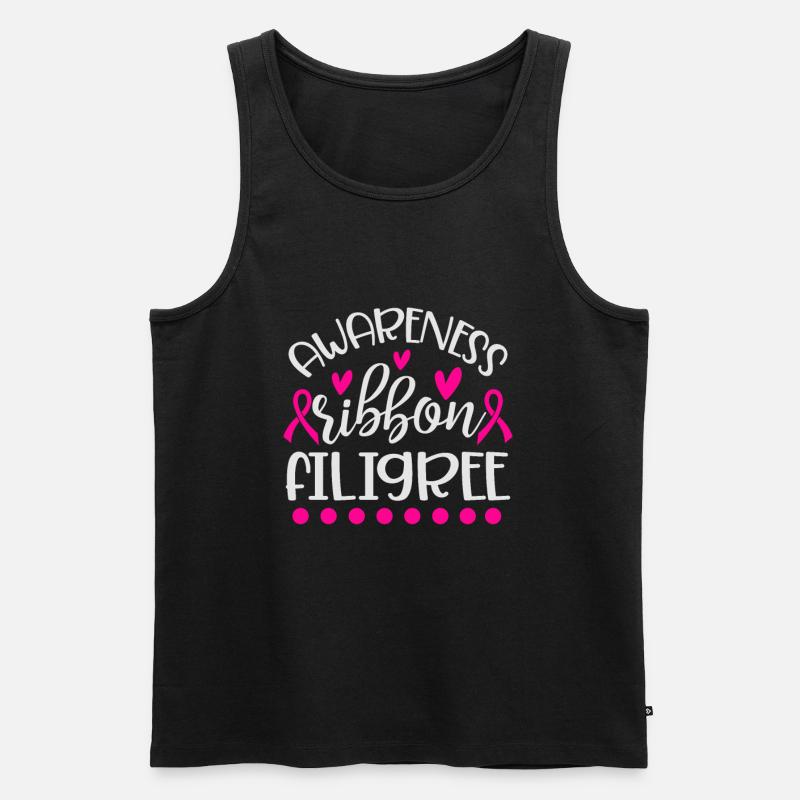 Sensitization loop - Men's Premium Organic Tank Top - black