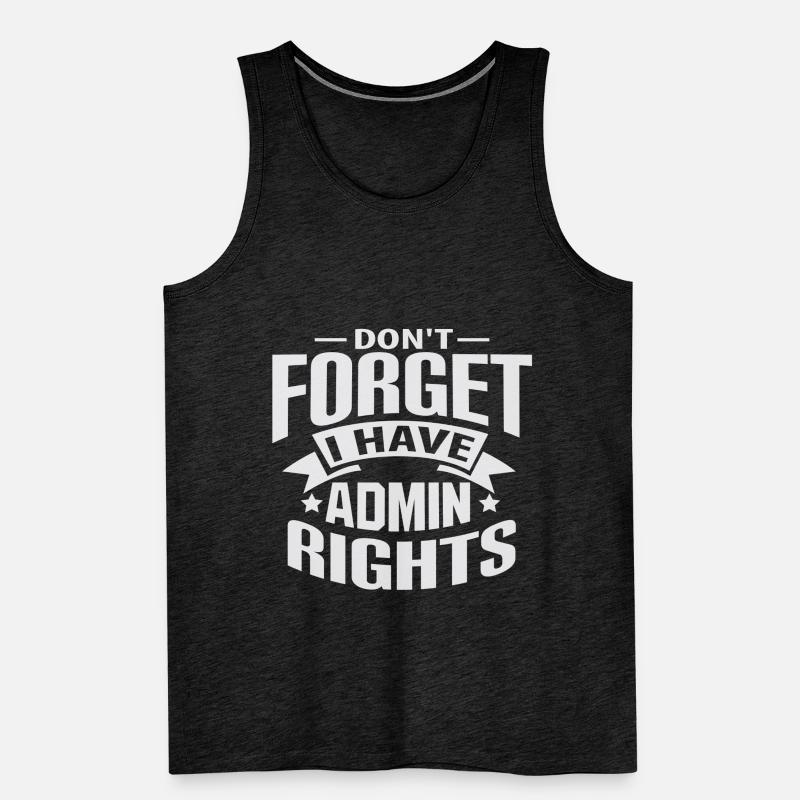 IT Techniker Admin Rechte Geschenk Geschenk Männer Premium Bio Tank Top