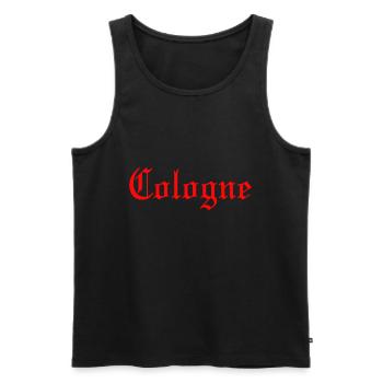 Cologne Köln Ultras lettering Südkurve 1948 - Men's Premium Organic Tank Top - black - Front - Michal (187cm)
