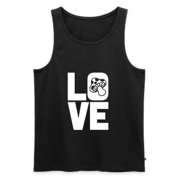 Pilze Pilzesammler - Männer Premium Bio Tank Top - Schwarz - Vorne - AI Model Male 178 light (178cm)