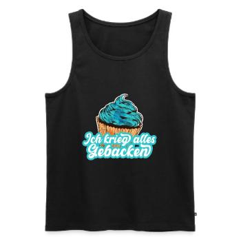 Konditorin Ich Krieg Alles Gebacken Bäcker Backen - Männer Premium Bio Tank Top - Schwarz - Vorne - Michal (187cm)