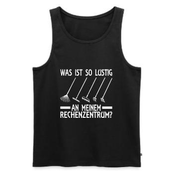 Gärtner Lustig Damen Garten Kleingarten Geschenk - Männer Premium Bio Tank Top - Schwarz - Vorne - Michal (187cm)