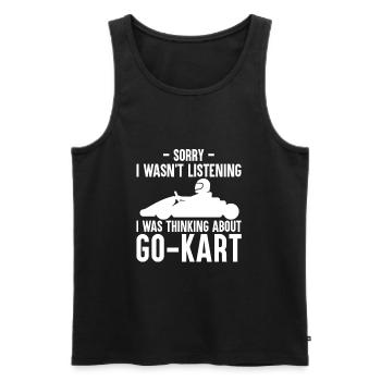 Kartsport Kartsport Karting Karting course - Débardeur bio Premium Homme - noir - Devant - Michal (187cm)