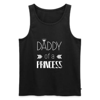Dad and Daughter Gift - Men's Premium Organic Tank Top - black - Front - Michal (187cm)