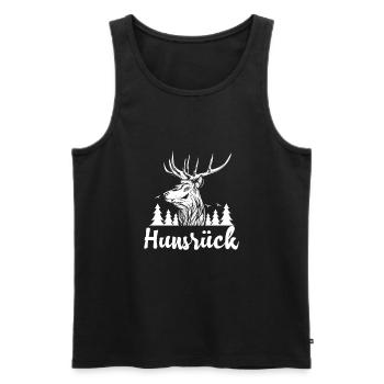 Hunsrück Diebische Bergvolk Hunsrücker Heimat - Männer Premium Bio Tank Top - Schwarz - Vorne - Michal (187cm)
