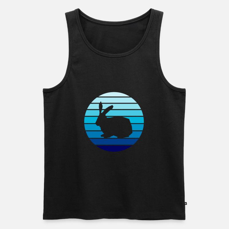Rabbit Rabbit - Men's Premium Organic Tank Top - black