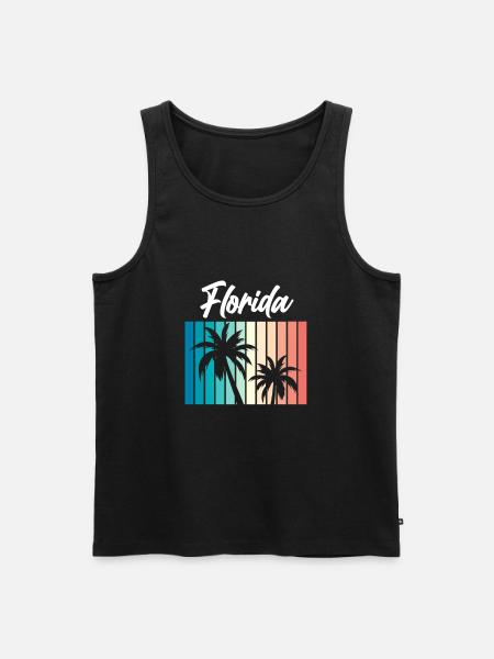Floride - Débardeur bio Premium Homme - noir