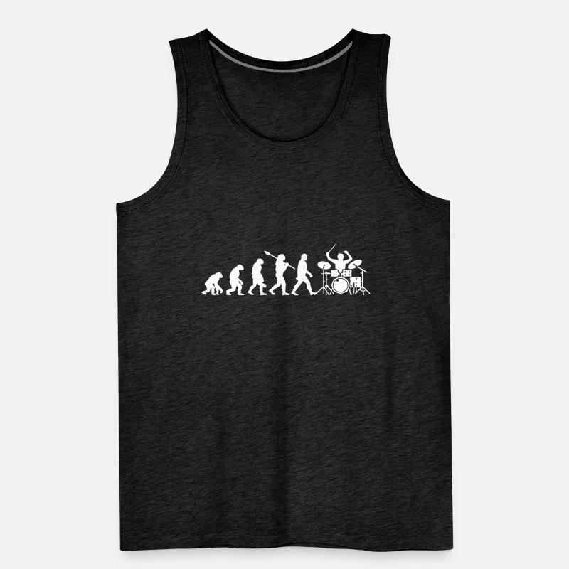 Drummer Evolution Drums Drummer Débardeur bio Premium Homme