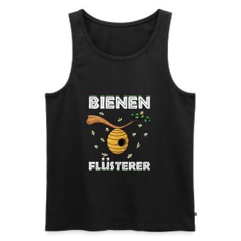 Bienen Flüsterer Imker Bienen - Männer Premium Bio Tank Top - Schwarz - Vorne - AI Model Male 178 light (178cm)