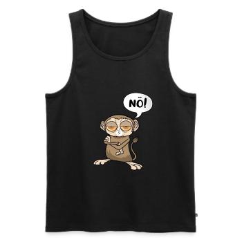 Koboldmaki Statement Nö Märchen - Männer Premium Bio Tank Top - Schwarz - Vorne - AI Model Male 178 light (178cm)