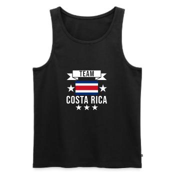 Costa Rica Urlaub Mittelamerika Reise Geschenk - Männer Premium Bio Tank Top - Schwarz - Vorne - AI Model Male 178 light (178cm)