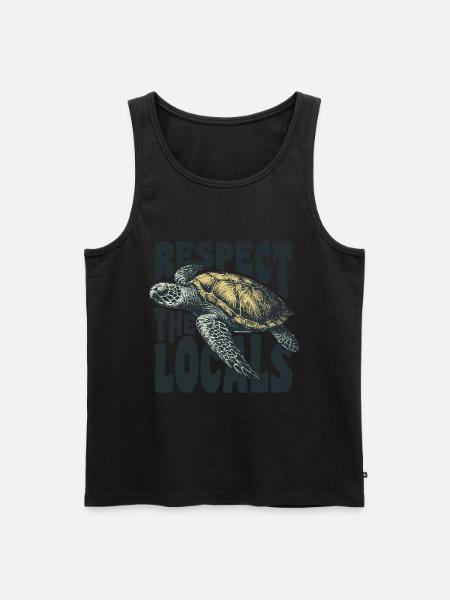 Respect the locals - Men's Premium Organic Tank Top -