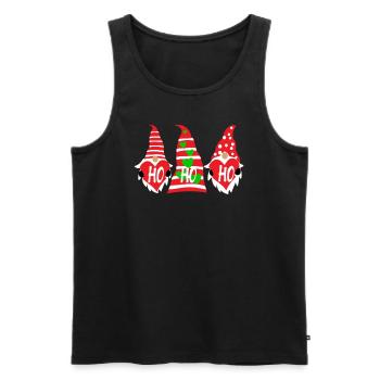 Ho Ho Ho Ugly Noël - Débardeur bio Premium Homme - noir - Devant - Michal (187cm)