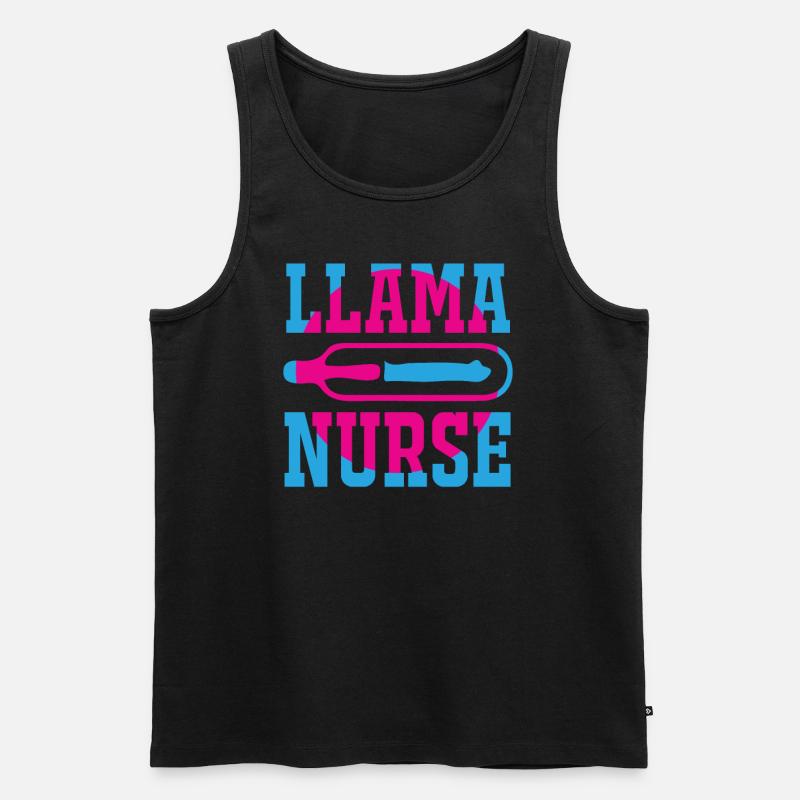 KRANKENSCHWESTER Pflegerin - Männer Premium Bio Tank Top - Schwarz