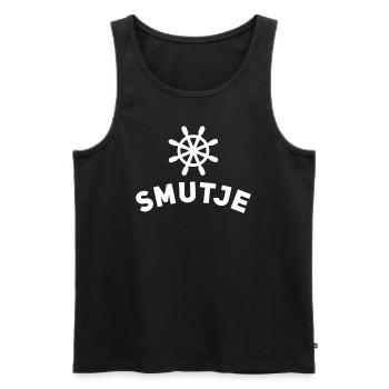 Smutje - Men's Premium Organic Tank Top - black - Front - AI Model Male 178 light (178cm)