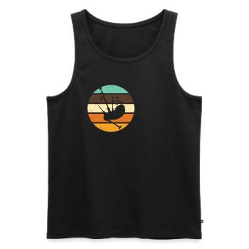 Dudelsack Sackpfeife Dudelsackspieler Geschenk - Männer Premium Bio Tank Top - Schwarz - Vorne - AI Model Male 178 light (178cm)