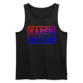 Karen rend sa grandeur aux États-Unis - Débardeur bio Premium Homme - noir - Devant - Michal (187cm)
