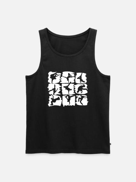 Breakdancer Breakdance - Danseur B-Boying Design - Débardeur bio Premium Homme - noir