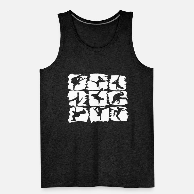 Breakdancer Breakdance - Tänzer B-Boying Design Männer Premium Bio Tank Top