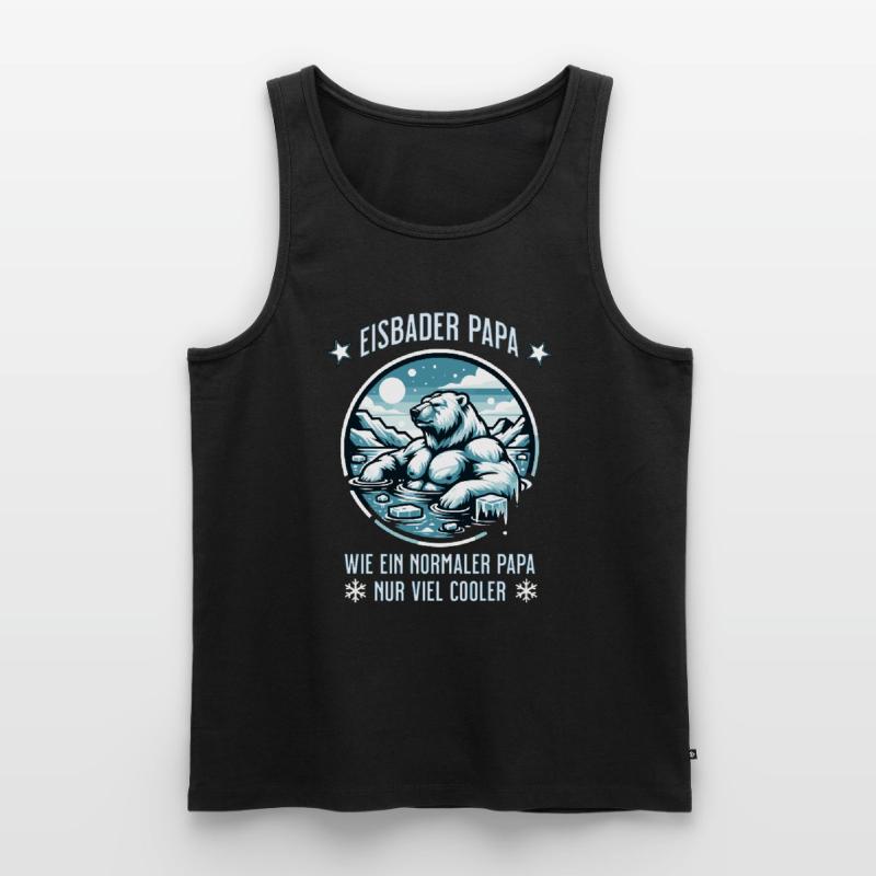 Der Eisbär Eisbader – Kältetherapie im Eisbad Männer Premium Bio Tank Top