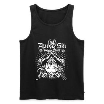 Apres Ski Party Crew - Männer Premium Bio Tank Top - Schwarz - Vorne - AI Model Male 178 light (178cm)