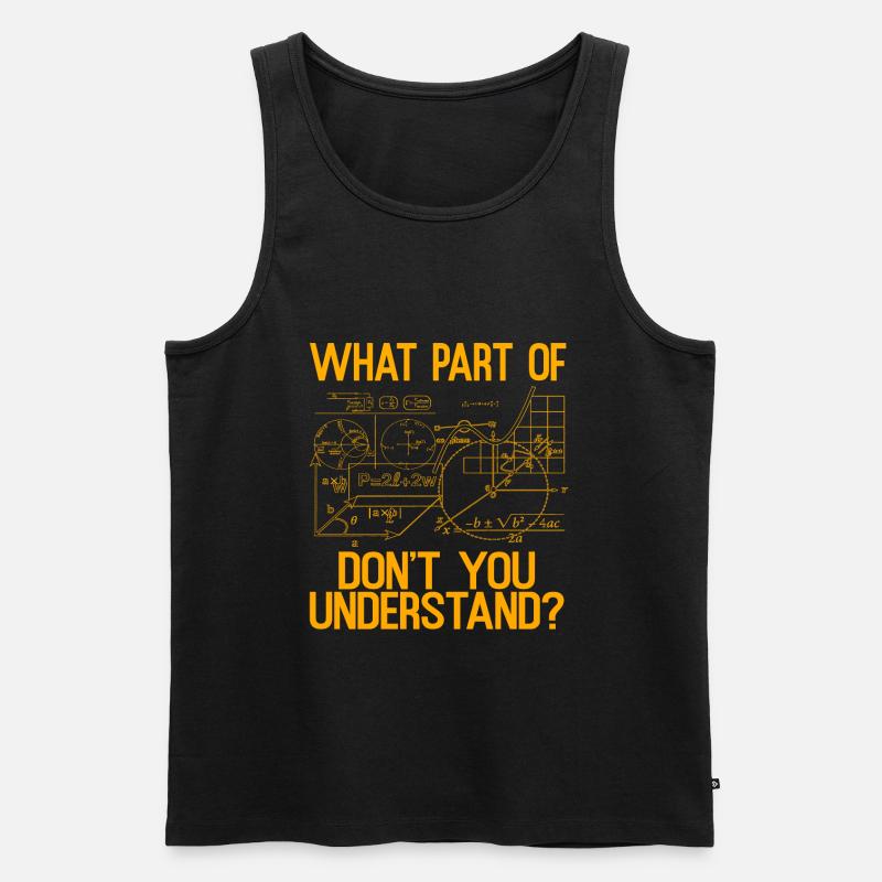 Physiker - Männer Premium Bio Tank Top - Schwarz