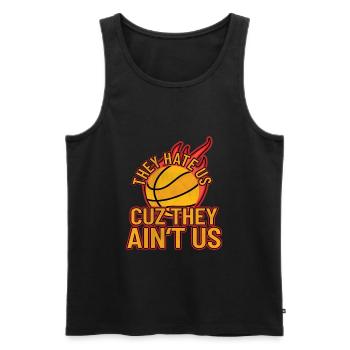 équipe de basket-ball - Débardeur bio Premium Homme - noir - Devant - Michal (187cm)