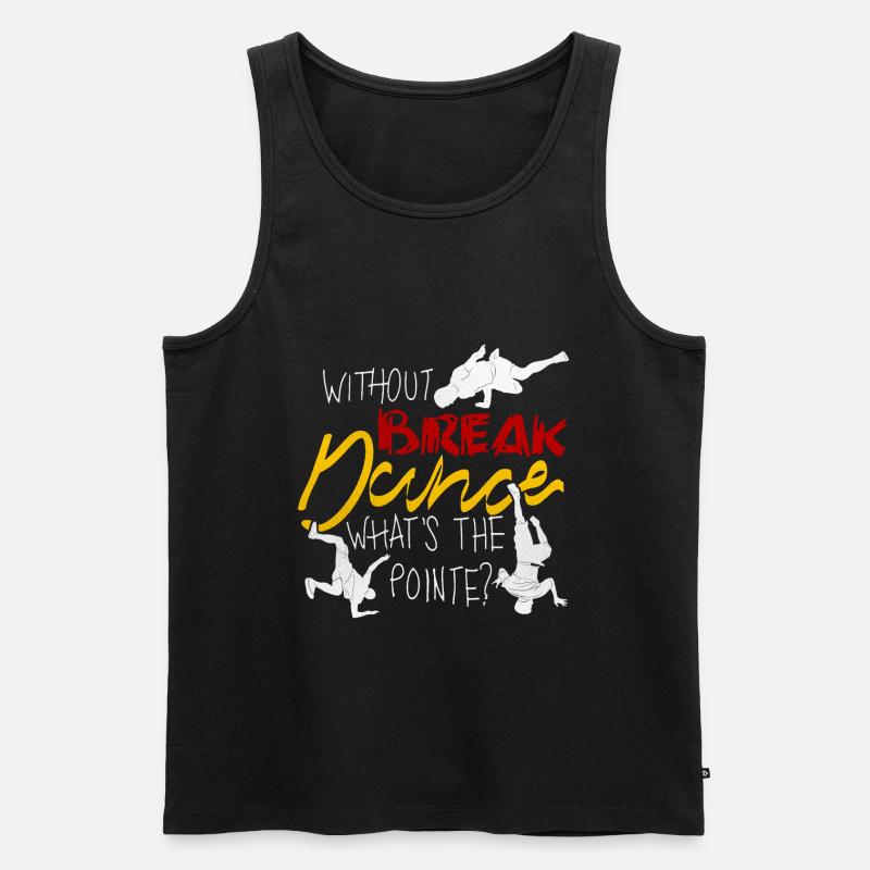 Breakdance breakdance breakdancer BBoy - Débardeur bio Premium Homme - noir
