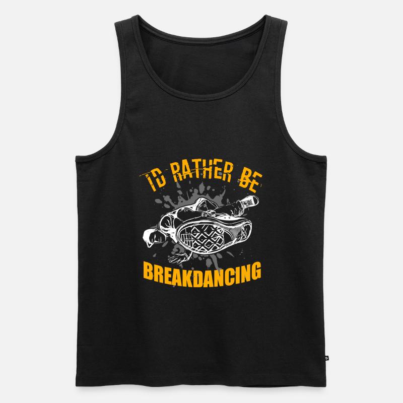 Breakdance Breakdancer Breakdancing BBoy - Men's Premium Organic Tank Top - black