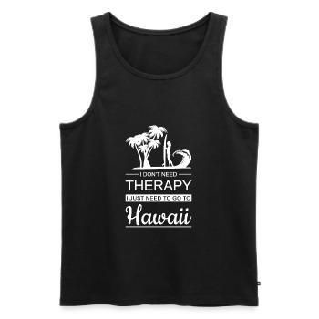 Hawaii - Débardeur bio Premium Homme - noir - Devant - Michal (187cm)