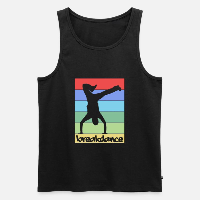 Breakdance Breakdancing - Männer Premium Bio Tank Top - Schwarz