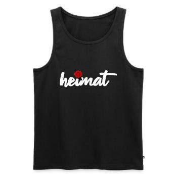 Schwarzwald Heimat Bollenhut Kuckuck - Männer Premium Bio Tank Top - Schwarz - Vorne - Michal (187cm)