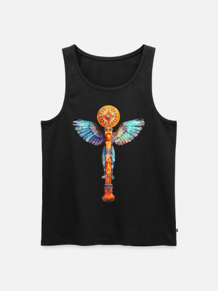 Ägyptisches Symbol - Männer Premium Bio Tank Top - Schwarz