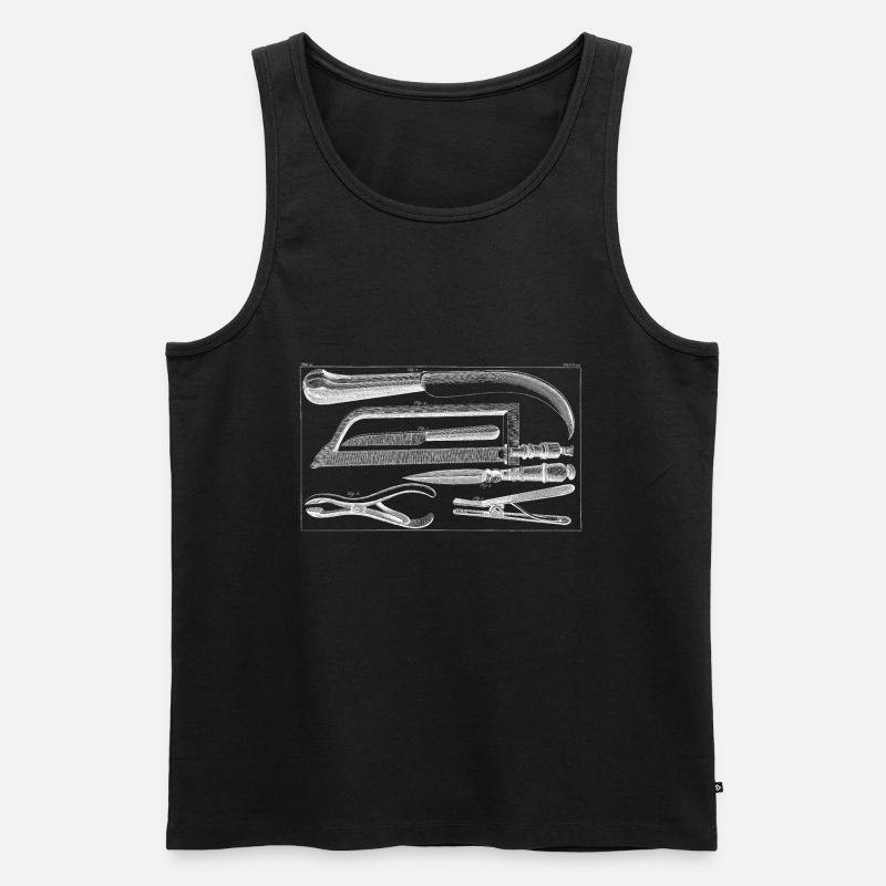Tools amputation - Men's Premium Organic Tank Top - black