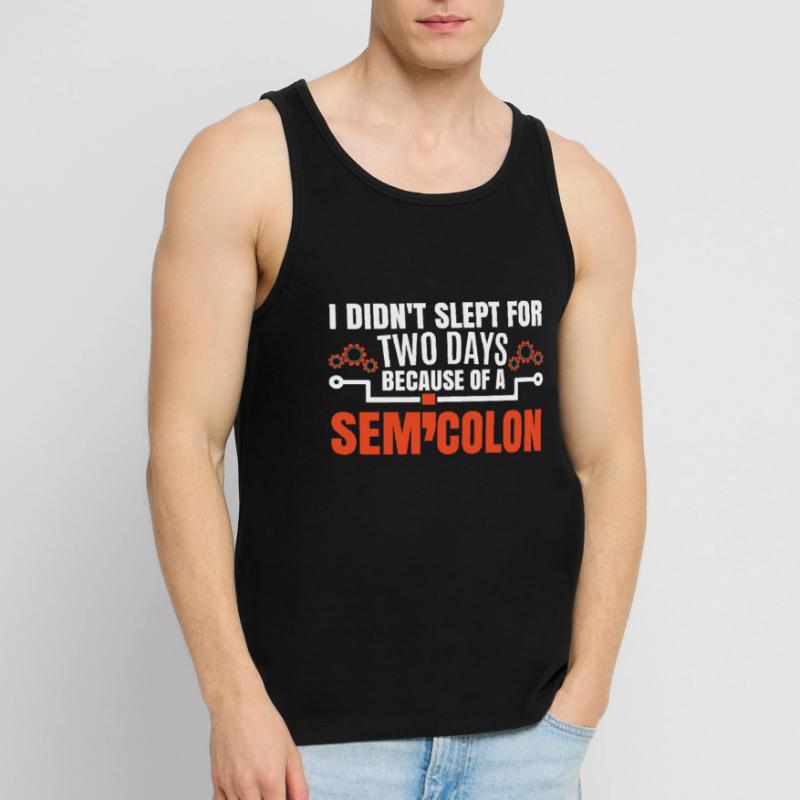Coding Funny Coder Joke Men's Premium Organic Tank Top