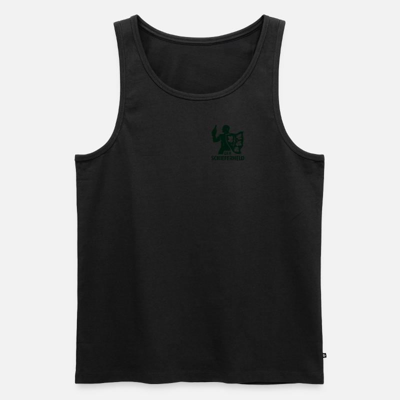 Der Schieferheld - Männer Premium Bio Tank Top - undefined