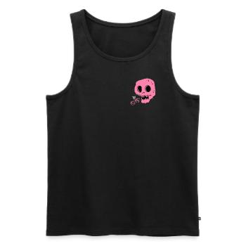 hi! - Men's Premium Organic Tank Top - black - Front - Michal (187cm)