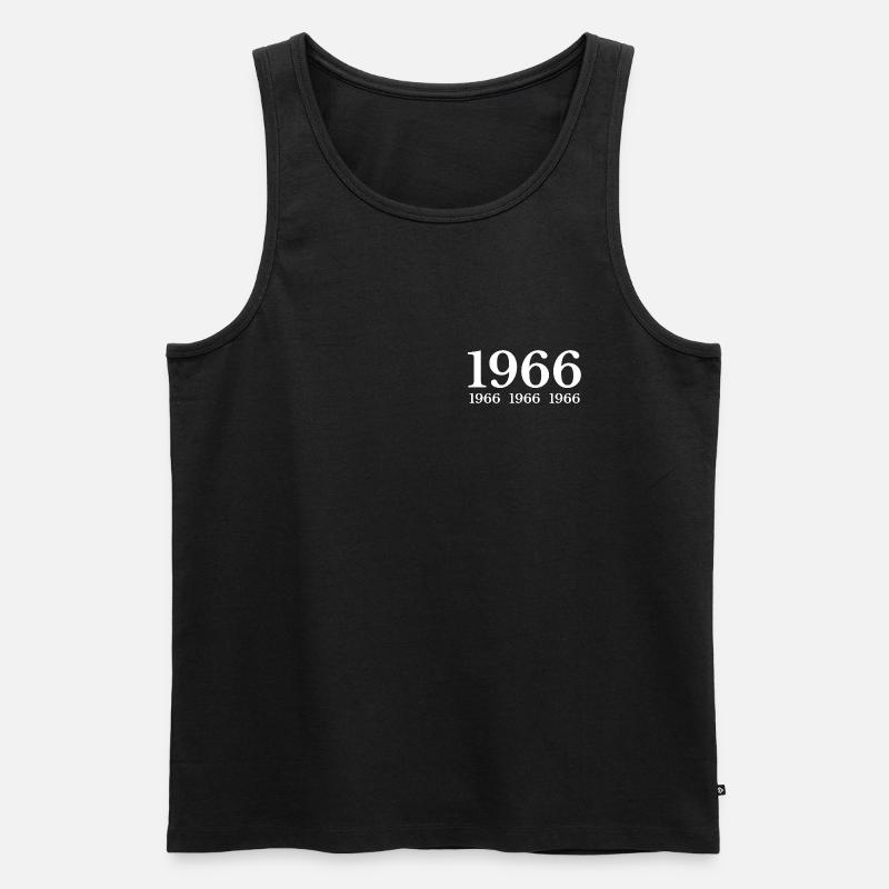 1966 - Männer Premium Bio Tank Top - Schwarz