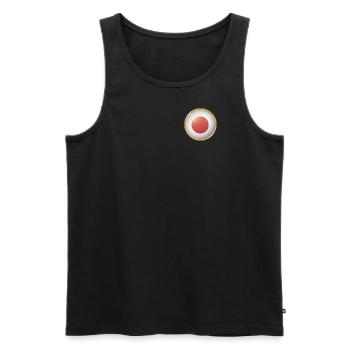 Japan Emblem - Männer Premium Bio Tank Top - Schwarz - Vorne - AI Model Male 178 light (178cm)