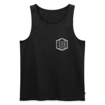 Bmx - bmx vélo - Débardeur bio Premium Homme - noir - Devant - AI Model Male 178 light (178cm)