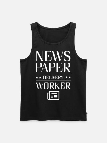 Publications périodiques Profession - Débardeur bio Premium Homme - noir