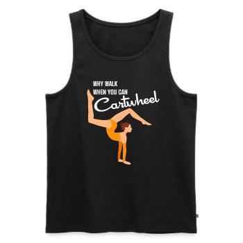 I Love Gymnastics, Gymnastics, Gymnast - Männer Premium Bio Tank Top - Schwarz - Vorne - AI Model Male 178 light (178cm)